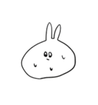 汗かきうさぎと羊とその他（個別スタンプ：17）