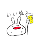 汗かきうさぎと羊とその他（個別スタンプ：28）