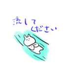 汗かきうさぎと羊とその他（個別スタンプ：39）