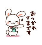 襟うさぎの日常会話 1（個別スタンプ：15）