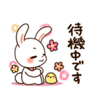 襟うさぎの日常会話 1（個別スタンプ：23）