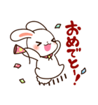 襟うさぎの日常会話 1（個別スタンプ：39）
