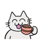ネコチャンは笑っている。（個別スタンプ：5）