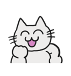 ネコチャンは笑っている。（個別スタンプ：6）