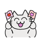 ネコチャンは笑っている。（個別スタンプ：9）