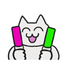 ネコチャンは笑っている。（個別スタンプ：21）