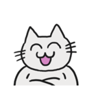 ネコチャンは笑っている。（個別スタンプ：30）