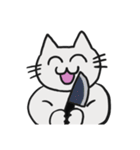 ネコチャンは笑っている。（個別スタンプ：34）