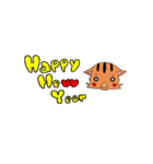 Happy New Year8色＋猪（個別スタンプ：1）