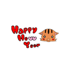 Happy New Year8色＋猪（個別スタンプ：3）