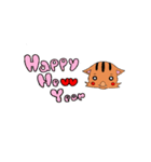 Happy New Year8色＋猪（個別スタンプ：4）