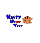 Happy New Year8色＋猪（個別スタンプ：6）
