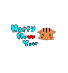 Happy New Year8色＋猪（個別スタンプ：7）