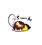 黒髪男子と茶髪男子の日常。（個別スタンプ：8）