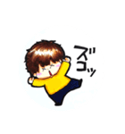 黒髪男子と茶髪男子の日常。（個別スタンプ：25）