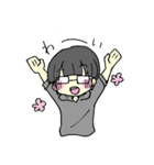 ぱっつんメガネ（個別スタンプ：5）
