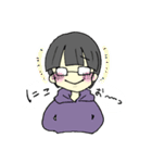 ぱっつんメガネ（個別スタンプ：27）