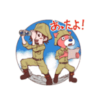 ピンク犬と女の子（個別スタンプ：38）