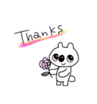 鼻の大きなクマさん（個別スタンプ：3）