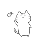 ゆるっと可愛い猫さんスタンプ（個別スタンプ：1）