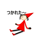 小人と黒ねこ（個別スタンプ：9）