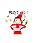 小人と黒ねこ（個別スタンプ：20）