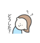 ぱっつん女子①（個別スタンプ：21）