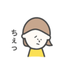 ぱっつん女子①（個別スタンプ：30）