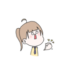公共の場ですよ…（個別スタンプ：1）