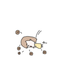 公共の場ですよ…（個別スタンプ：6）