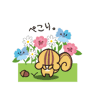 ナチュラルかわいい＊冬のお花と動物たち＊（個別スタンプ：32）