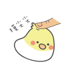 女の子のオウム(冬バージョン)（個別スタンプ：15）