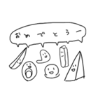 楽しい皆のホールドスタンプ。（個別スタンプ：1）