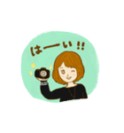 カメラマンあっこさん stamp（個別スタンプ：3）