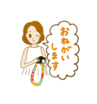 カメラマンあっこさん stamp（個別スタンプ：4）