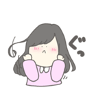 ゆるふわカップル！おんなのこ（個別スタンプ：17）
