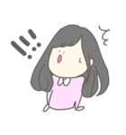 ゆるふわカップル！おんなのこ（個別スタンプ：21）