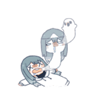 魚と女の子（個別スタンプ：3）