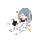 魚と女の子（個別スタンプ：6）
