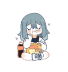 魚と女の子（個別スタンプ：7）
