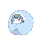 魚と女の子（個別スタンプ：9）