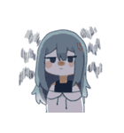 魚と女の子（個別スタンプ：10）