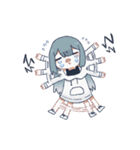 魚と女の子（個別スタンプ：13）