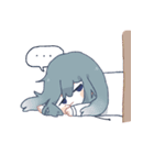魚と女の子（個別スタンプ：16）