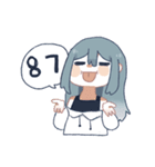 魚と女の子（個別スタンプ：23）