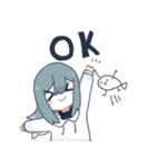 魚と女の子（個別スタンプ：28）