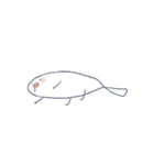 魚と女の子（個別スタンプ：32）