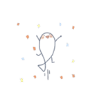 魚と女の子（個別スタンプ：34）