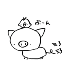 そっけないトリ（個別スタンプ：40）