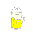 のぞきこむネコ（個別スタンプ：14）